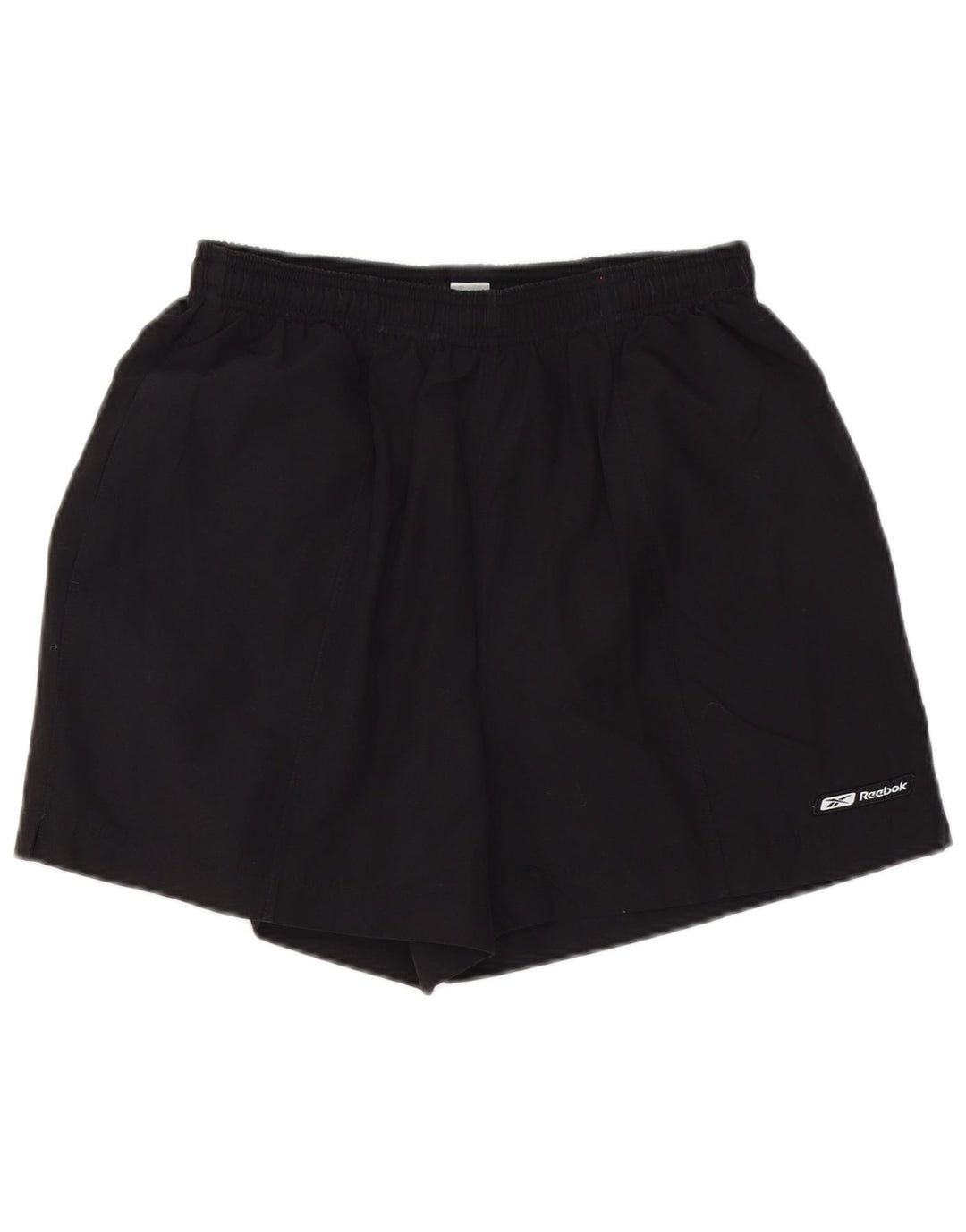 Reebok Short de Sport Homme Noir Moyen Polyester