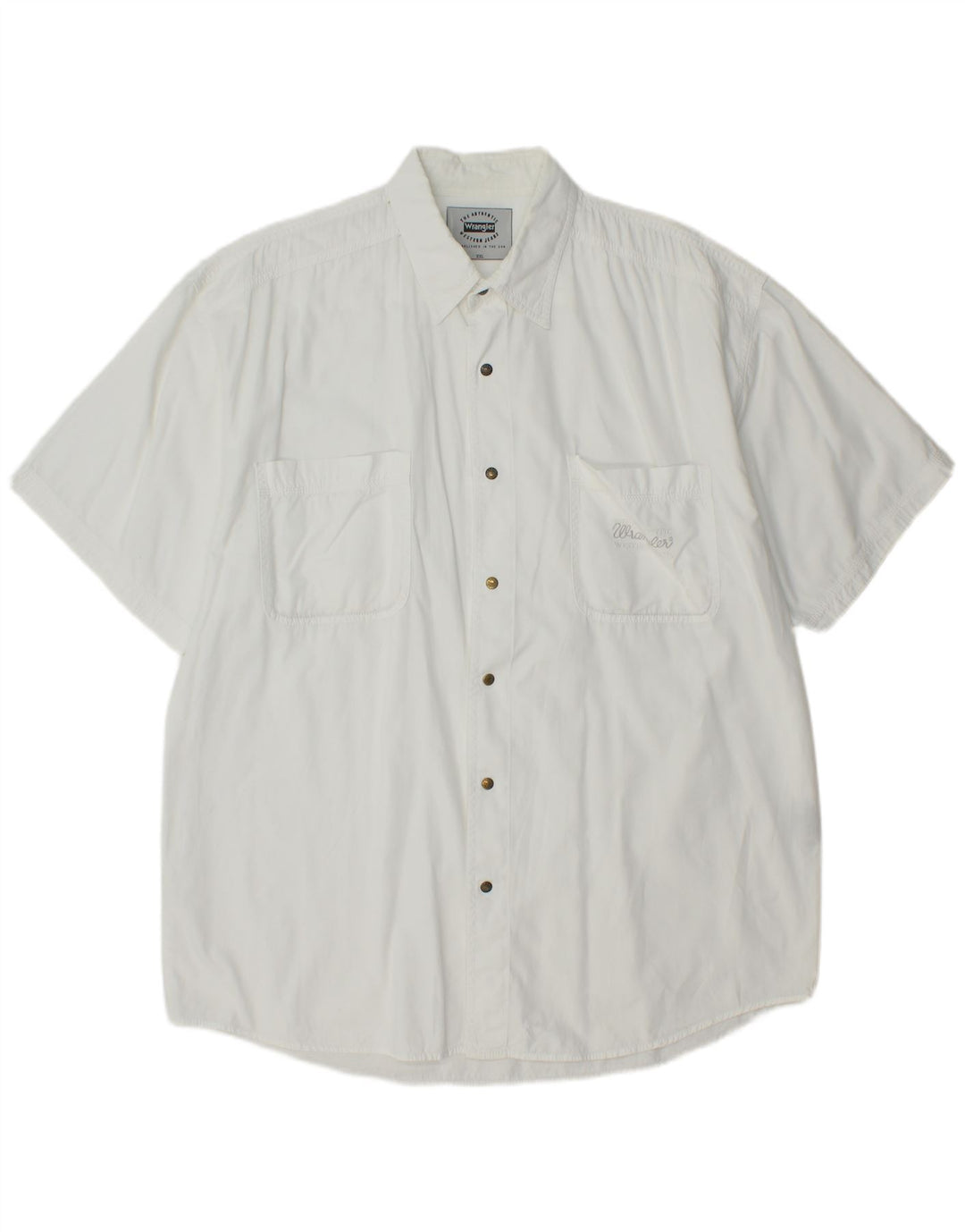 Wrangler Chemise à manches courtes pour homme 2XL en coton blanc