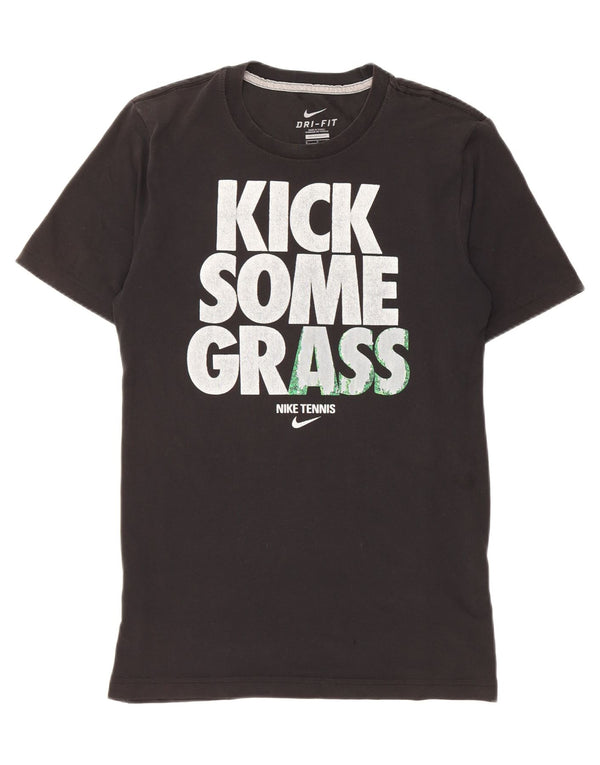 Nike Hommes Dri Fit Graphic T-Shirt Haut Petit Noir