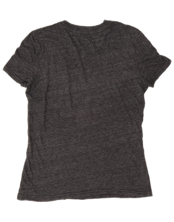 NFL Womens Steelers Graphic T-Shirt Top UK 14 Large Gris Polyester