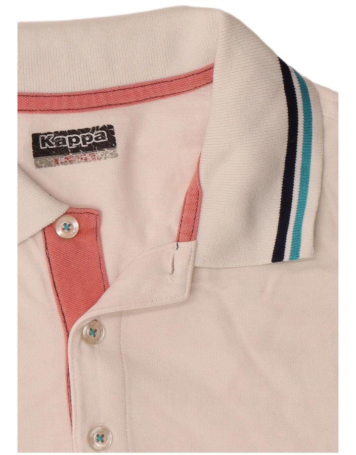 Kappa Polo Homme Grand Blanc Coton