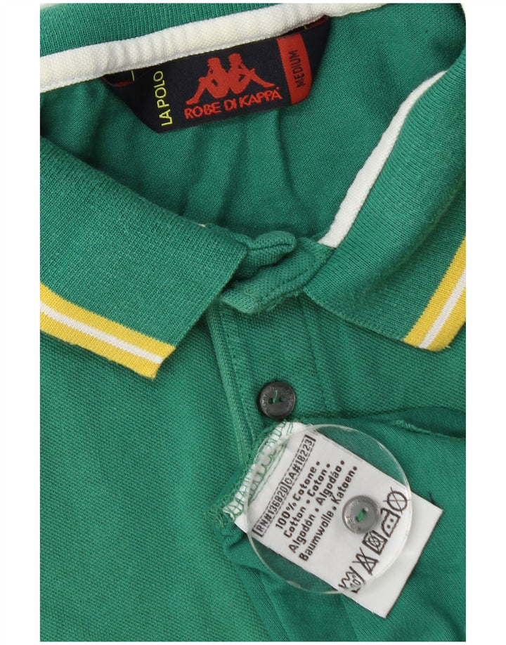 Kappa Polo Homme Vert Moyen Coton