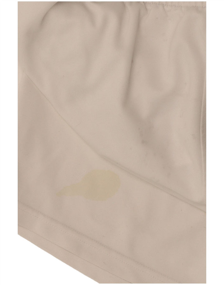 Nike Short de sport pour homme UK 34/36 Large Blanc Polyester