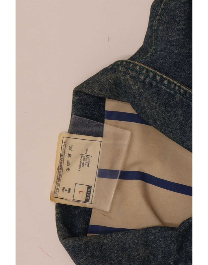 Vitamina Manteau en jean pour homme UK 40 Large Bleu Coton