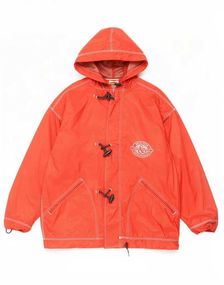 Killtec Veste de pluie à capuche pour homme UK 46 3XL Rouge Polyamide