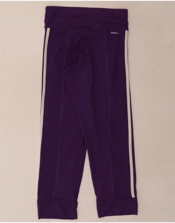Adidas Climalite Leggings UK 0/2 2XS Violet Polyester