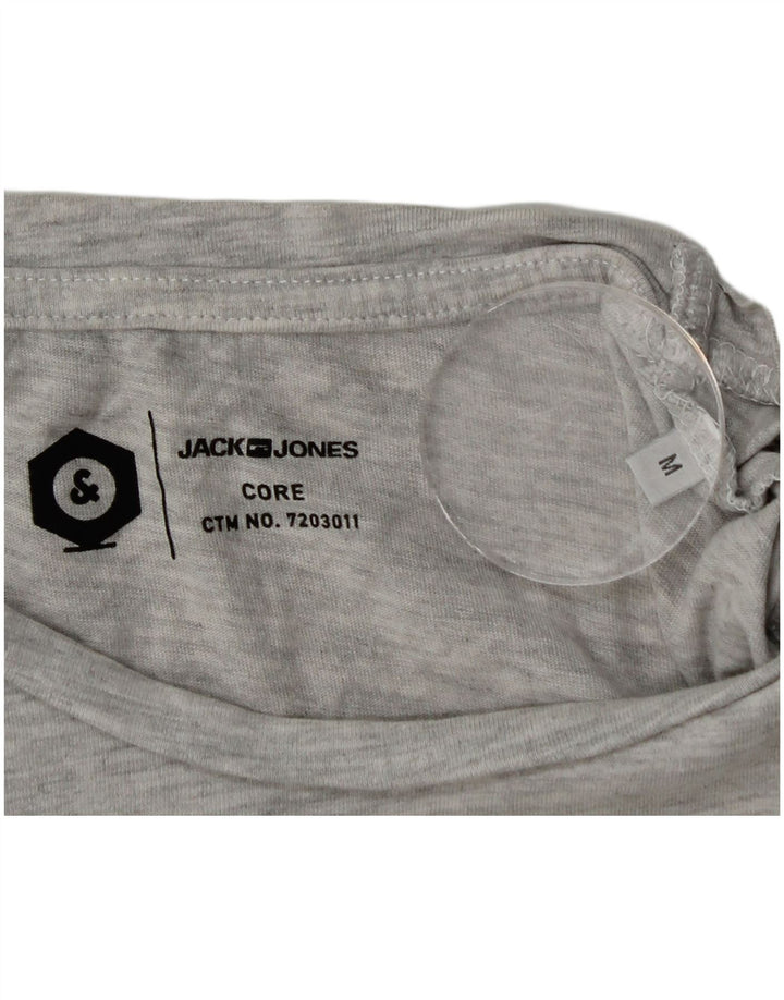 Jack & Jones T-Shirt Graphique Homme Gris Moyen Coton