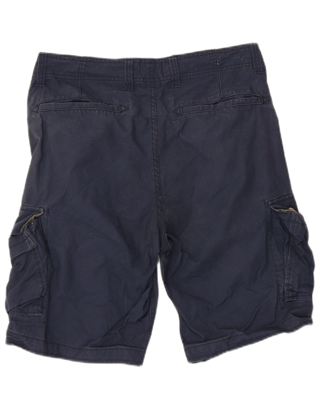 Jack & Jones Short Cargo Comfort Fit Homme Moyen W34 Bleu Marine Coton