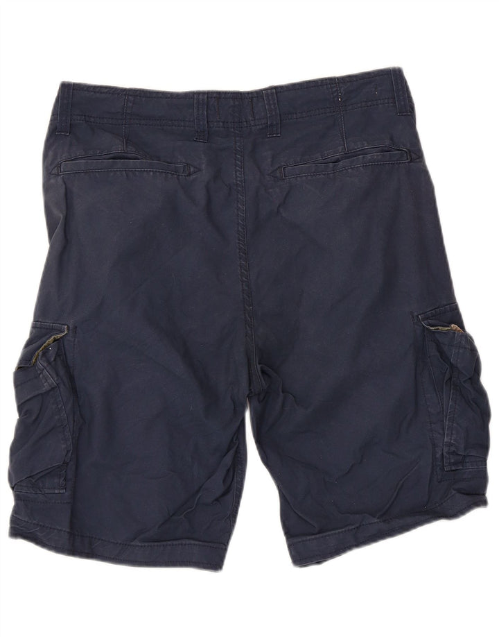 Jack & Jones Short Cargo Comfort Fit Homme Moyen W34 Bleu Marine Coton