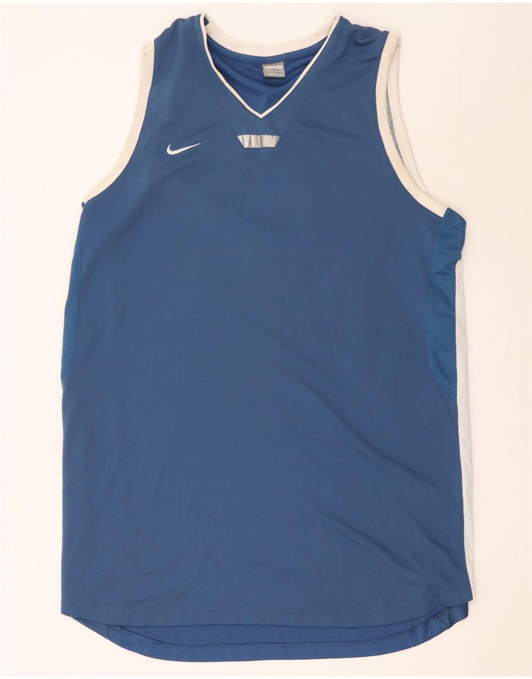 Nike Homme Haut Débardeur 3XL Bleu Colorblock Polyester