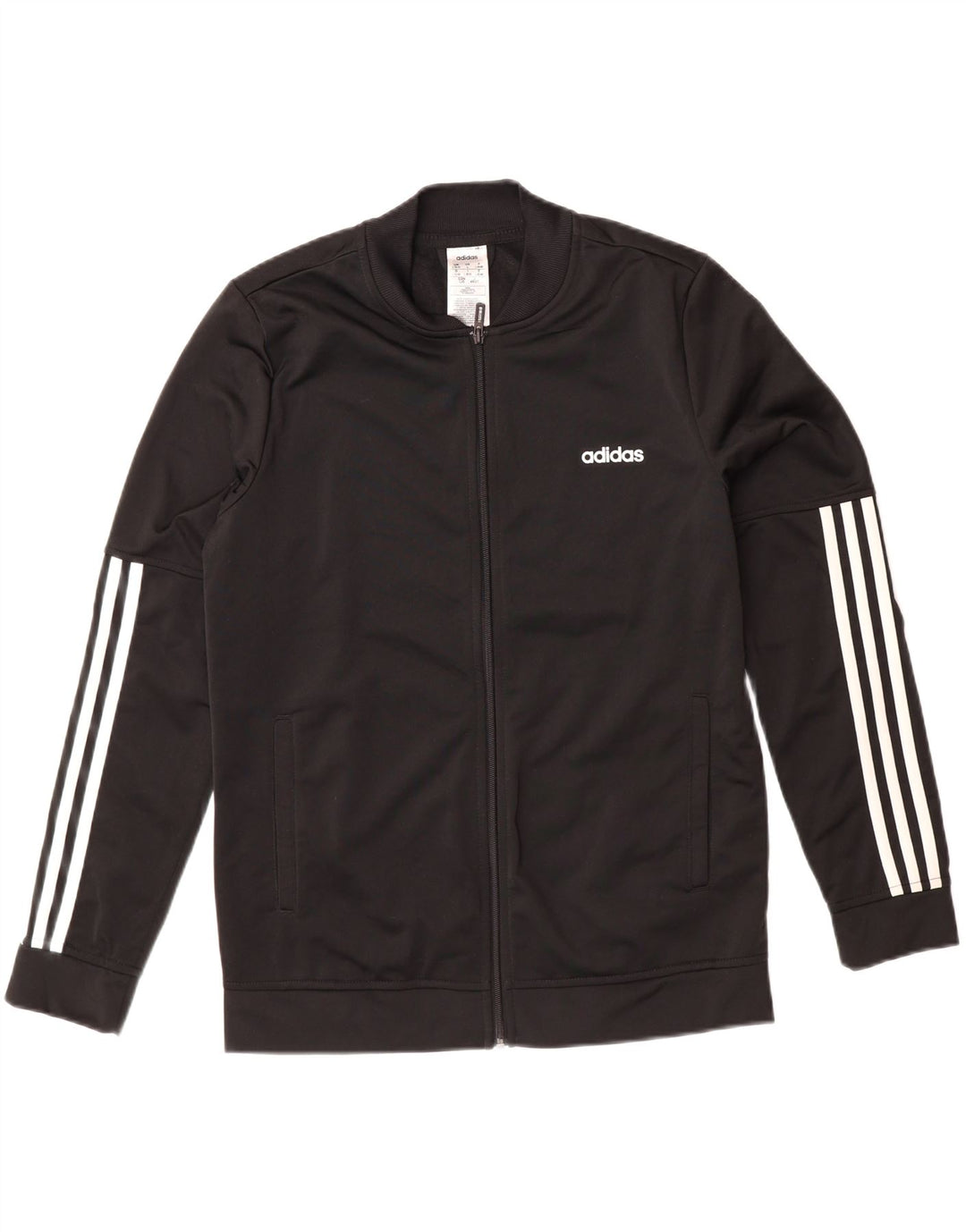 ADIDAS Womens Tracksuit Top Jacket UK 16/18 Large Black Polyester Vintage Adidas and Second-Hand Adidas from Messina Hembry 
