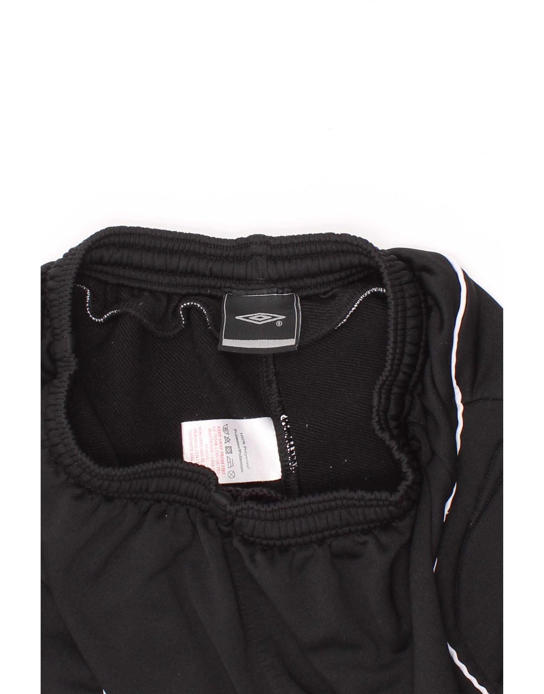 Umbro Short de Sport Graphique Garçon 9-10 Ans Polyester Colorblock Noir