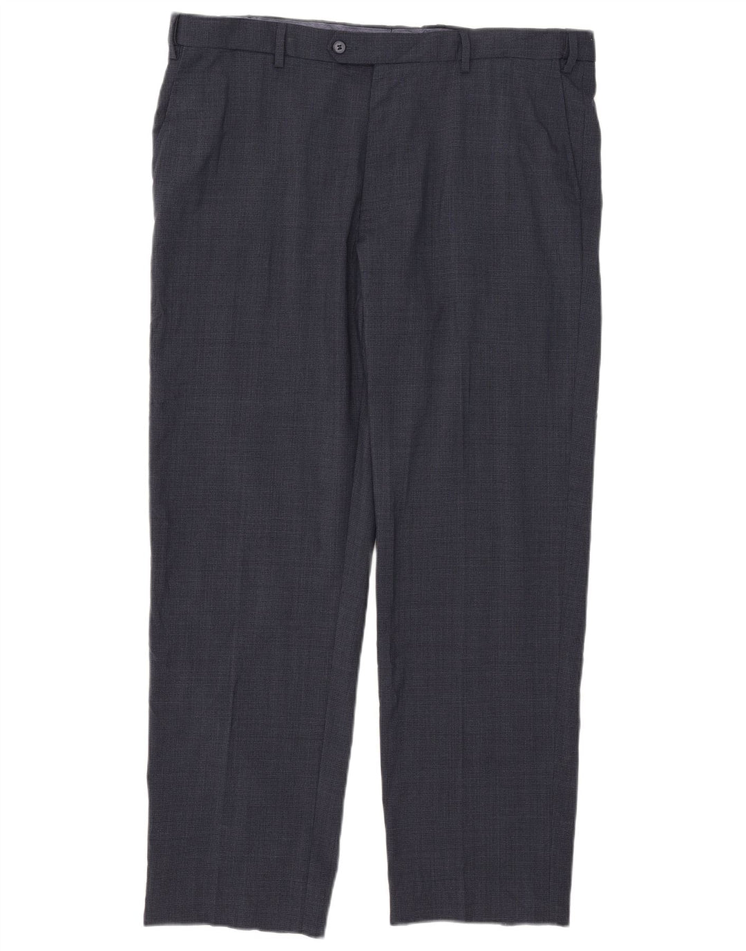 Marks & Spencer Pantalon de costume droit pour homme W40 L31 Bleu marine