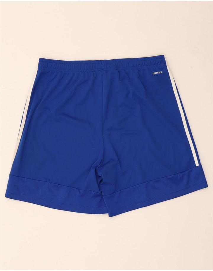 Adidas Short de sport Aeroready pour hommes, grand bleu, polyester