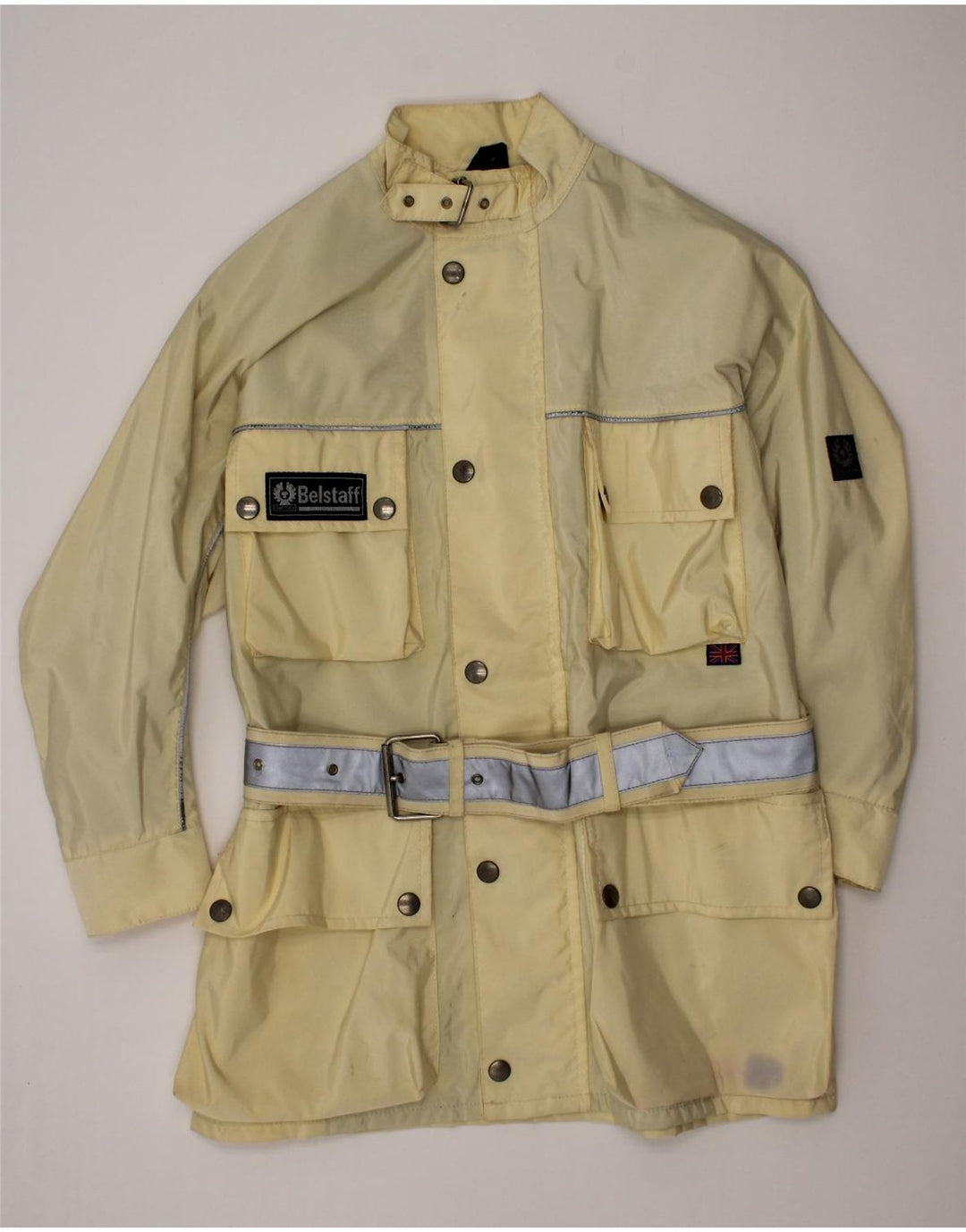Belstaff Veste Utilitaire Garçon 7-8 Ans Nylon Jaune