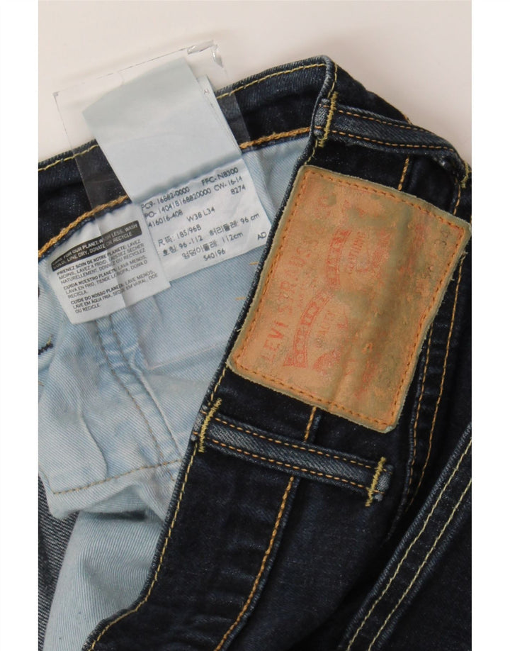 Levi's Jean 522 Straight Homme Bleu Marine W38 L34 Coton