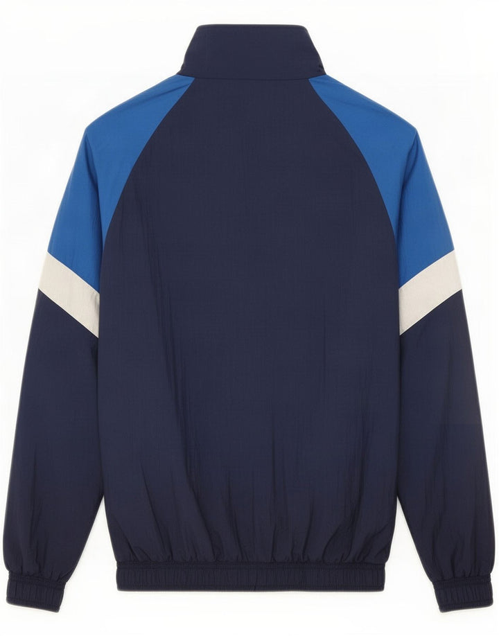 Ellesse Veste de survêtement pour homme Small Bleu marine Colourblock Polyester