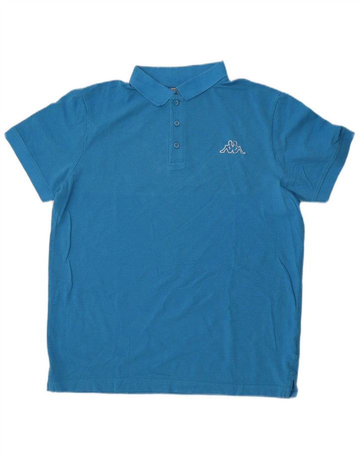 Kappa Polo Homme Grand Bleu Coton