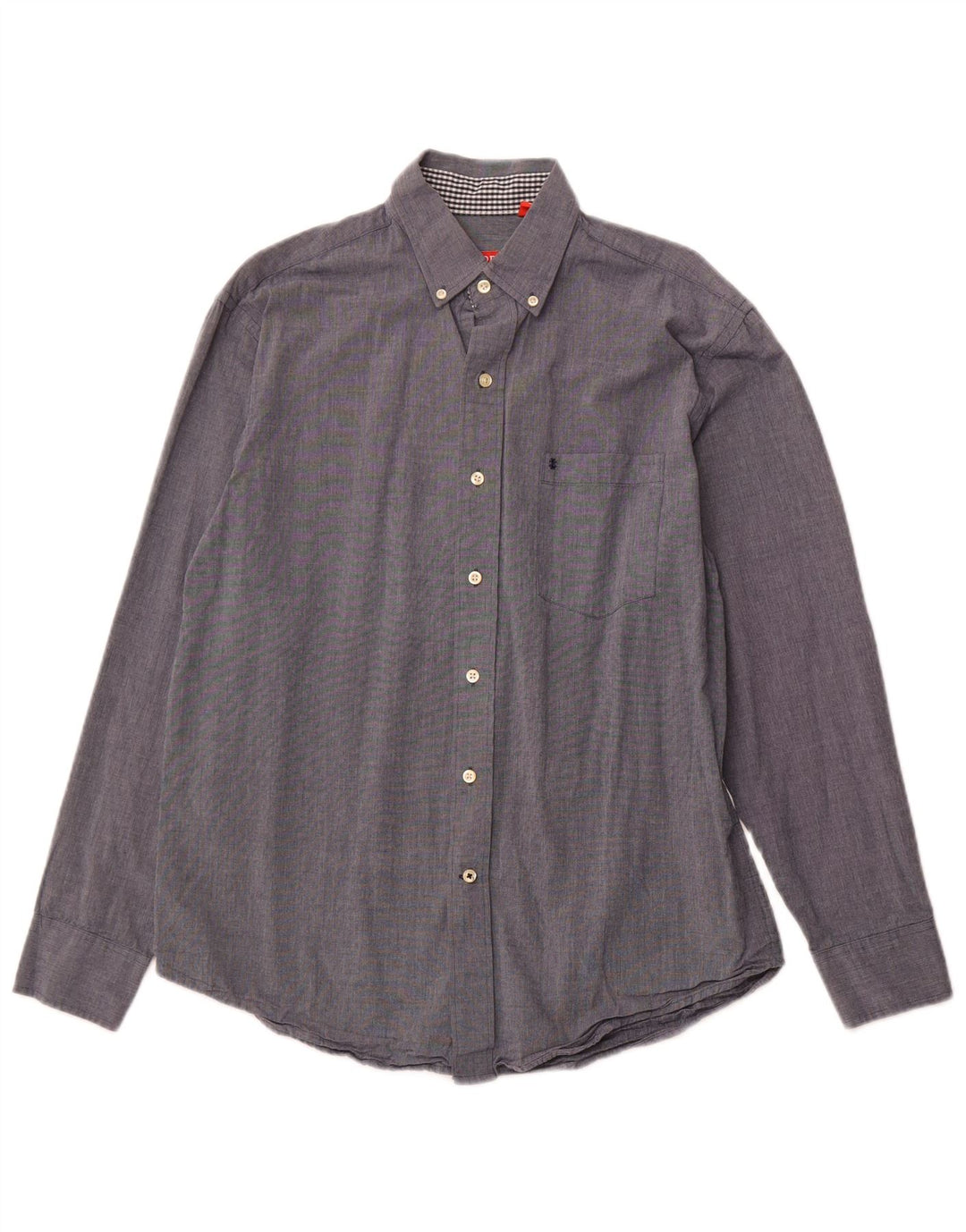 IZOD Chemise Homme Gris Moyen Coton
