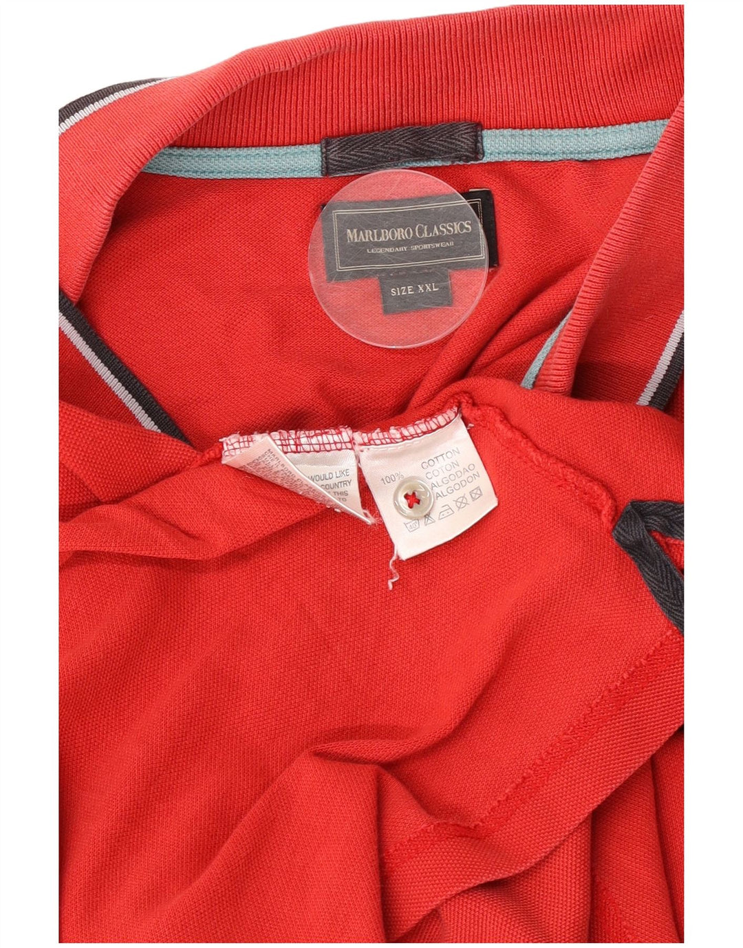 Marlboro Classics Polo Homme 2XL Rouge Coton