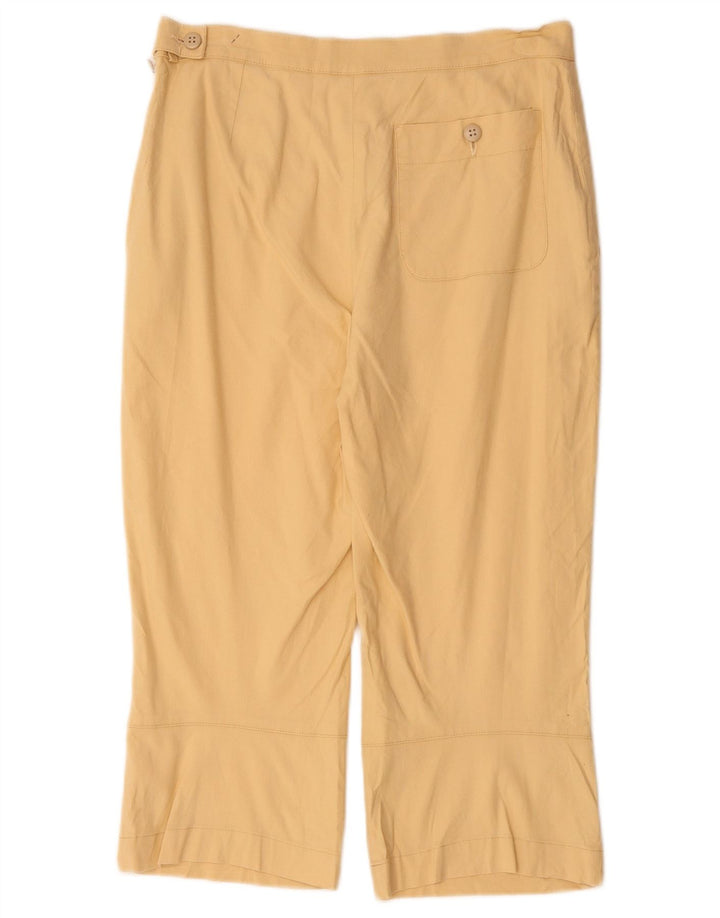 Iceberg Pantalon Capri Femme IT 44 Medium W30 L19 Lin Beige