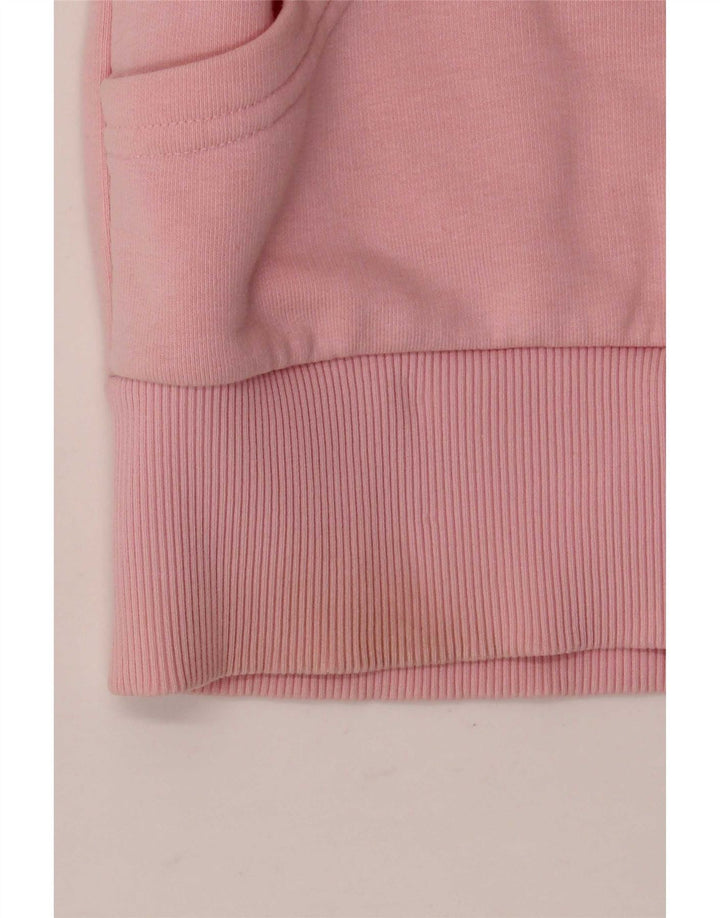 Puma Pull à capuche graphique pour femme UK 12 Rose moyen