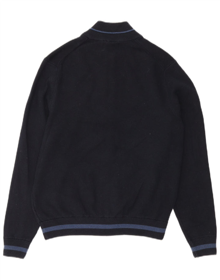 Marks & Spencer Pull Cardigan Homme Bleu Marine Moyen Polyester