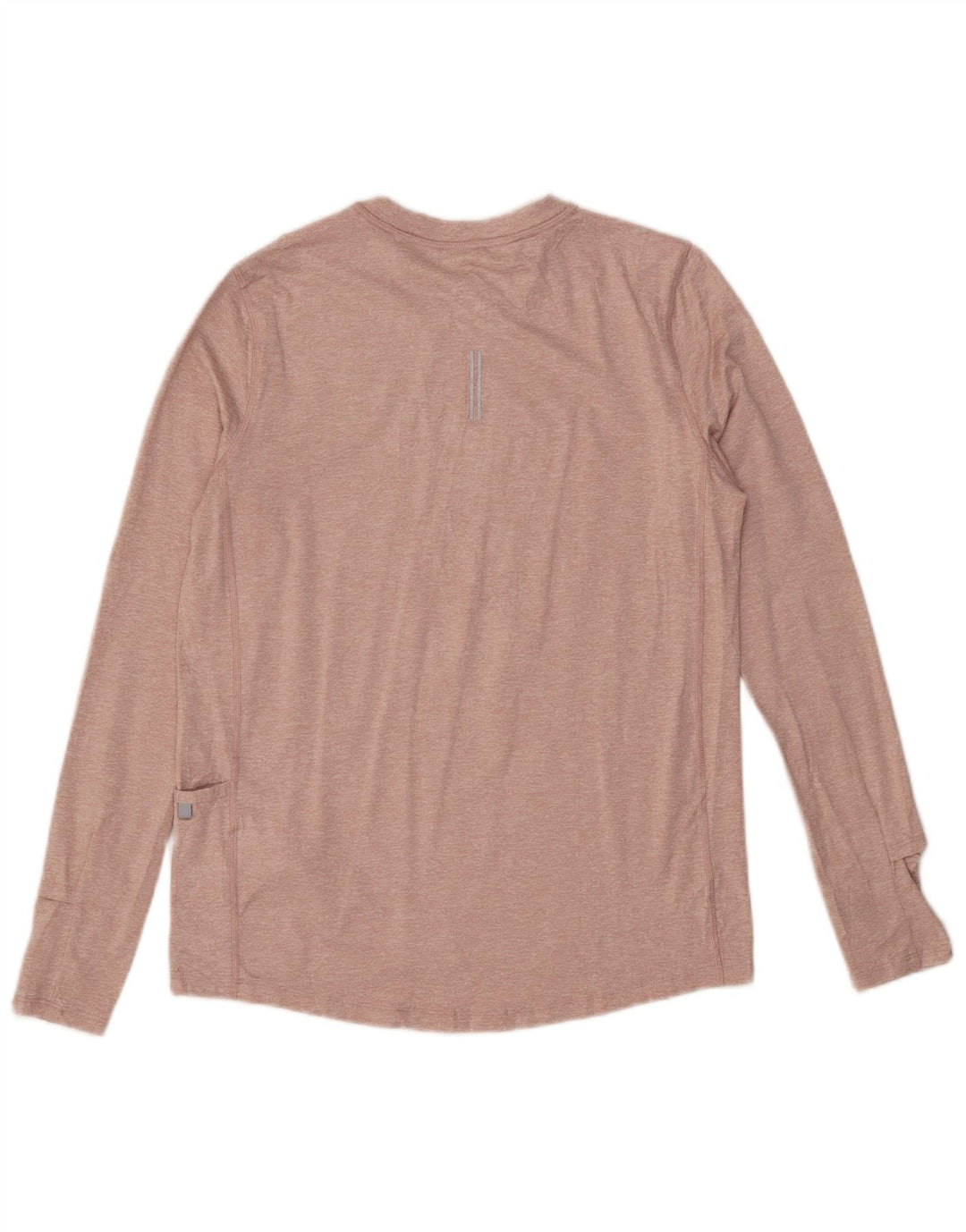 Nike Haut de course à manches longues pour femme UK 10 Petit Rose Moucheté Polyester