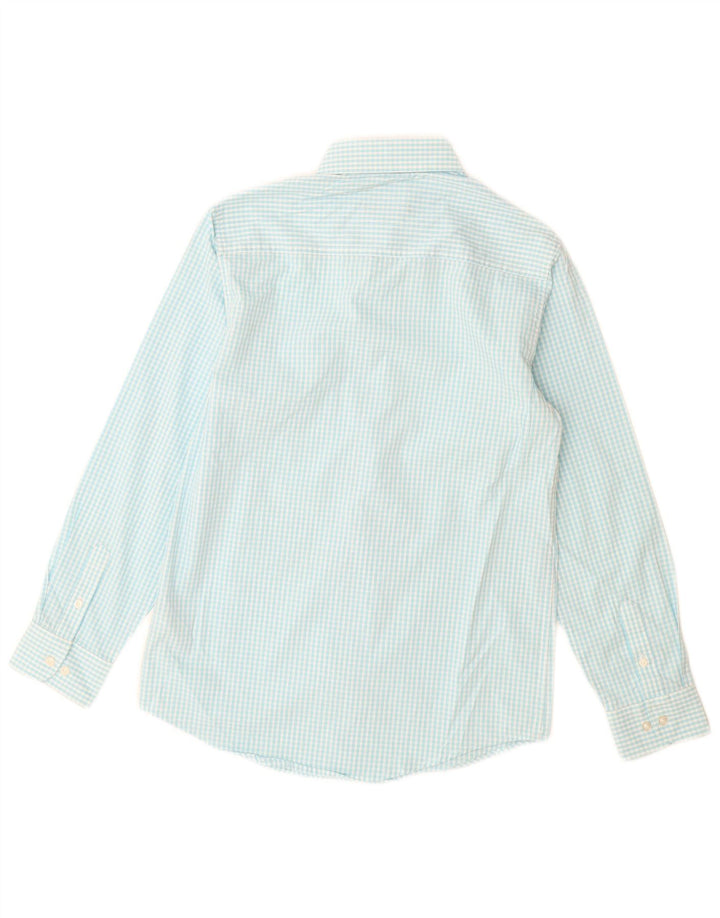 Izod Chemise Stretch Garçon 14-15 ans Grand Bleu Vichy Coton