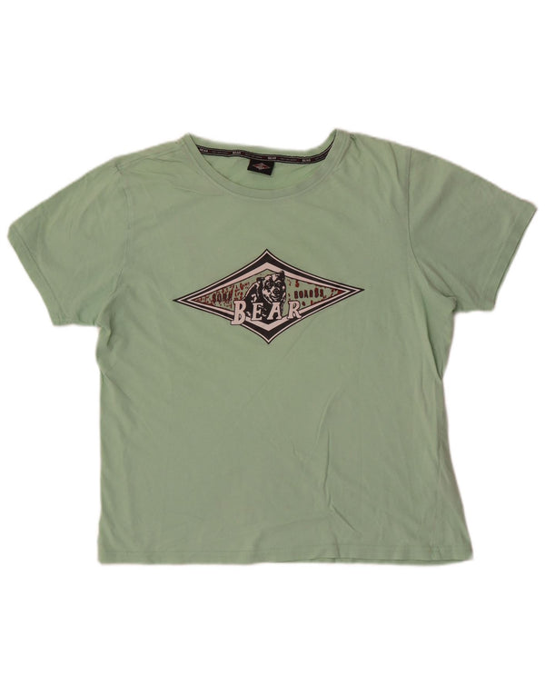 Bear T-Shirt Graphique Homme Vert Moyen