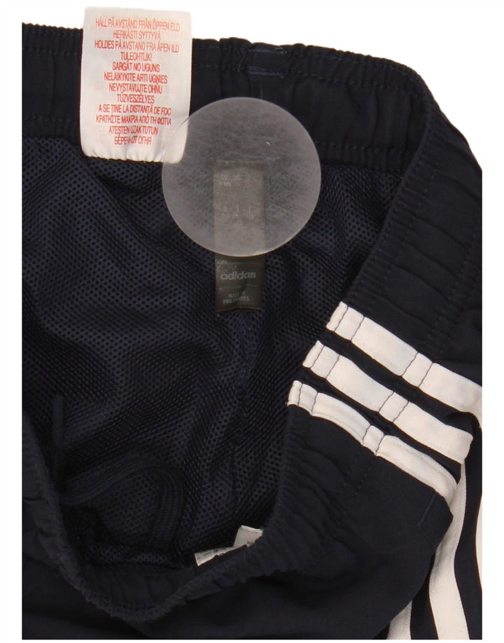 Short de sport Adidas garçon 9-10 ans bleu marine polyester