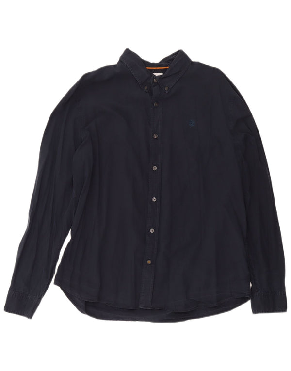Timberland Chemise Slim Fit XL Bleu Marine Coton Homme