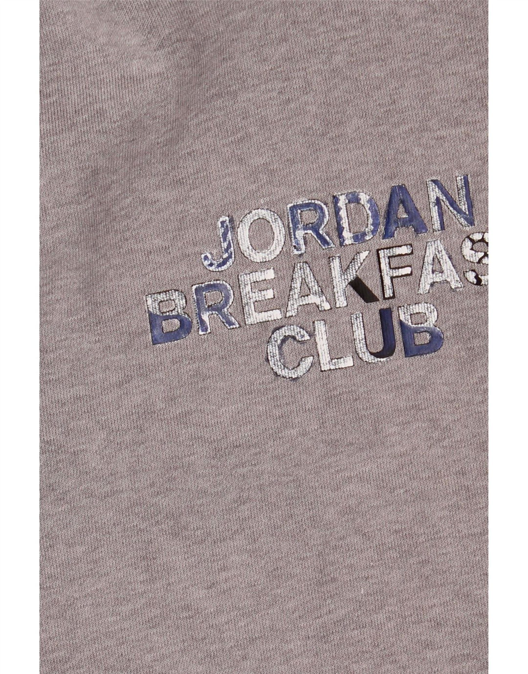 Jordan Pull à capuche graphique pour homme Petit coton gris