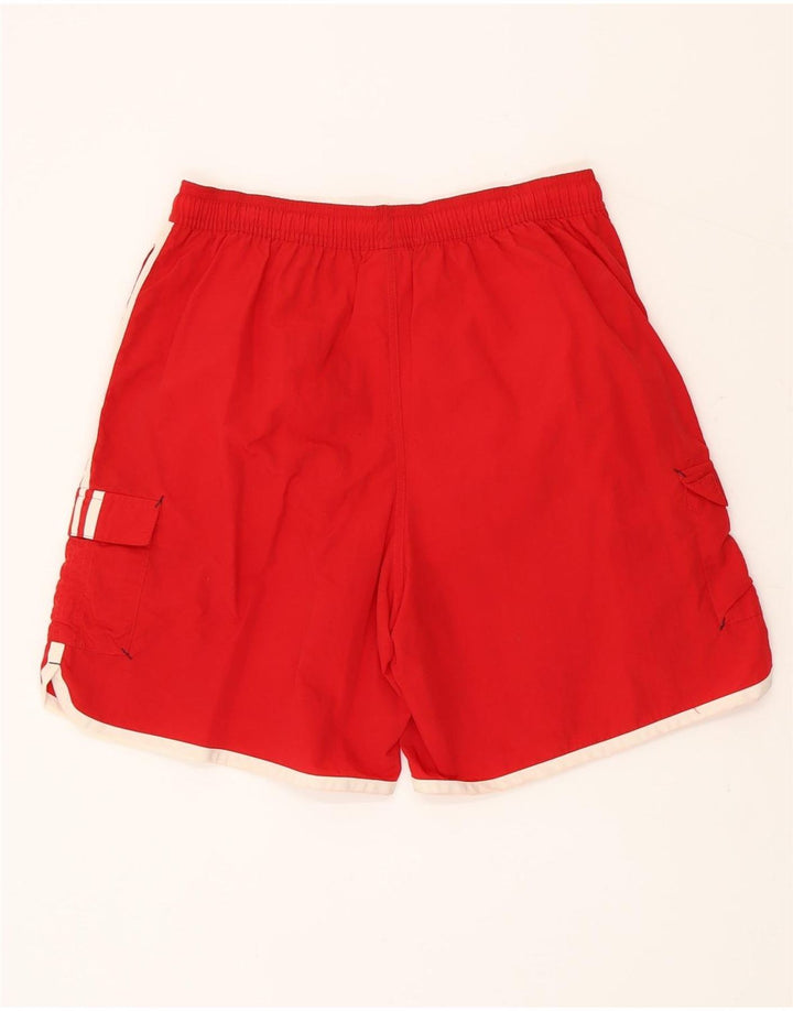 Adidas Short de sport pour homme Large Rouge Polyester