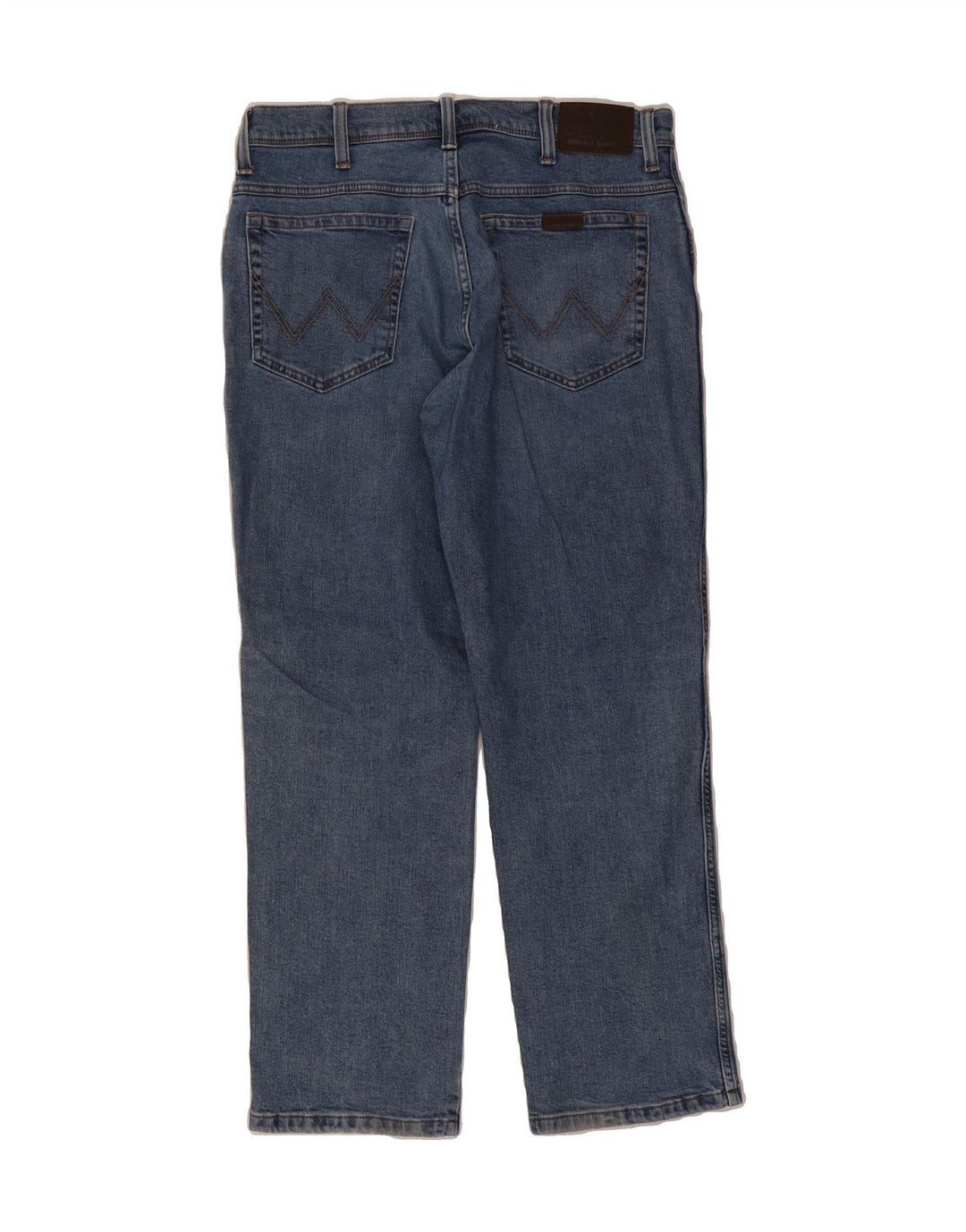 WRANGLER Mens Straight Jeans W34 L29 Blue Vintage Wrangler and Second-Hand Wrangler from Messina Hembry 