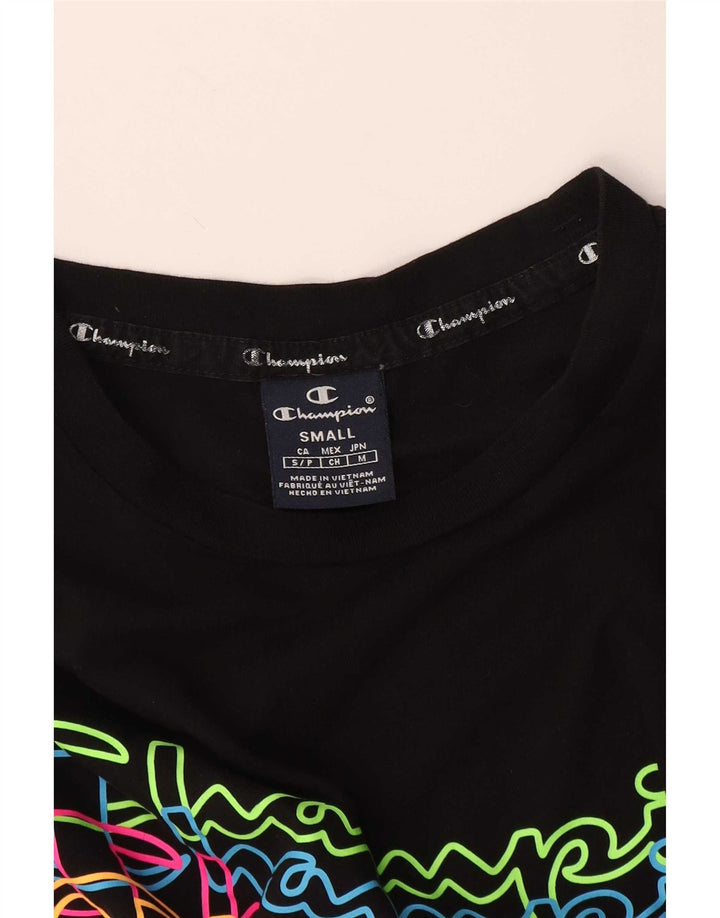 Champion T-Shirt Graphique Homme Petit Noir