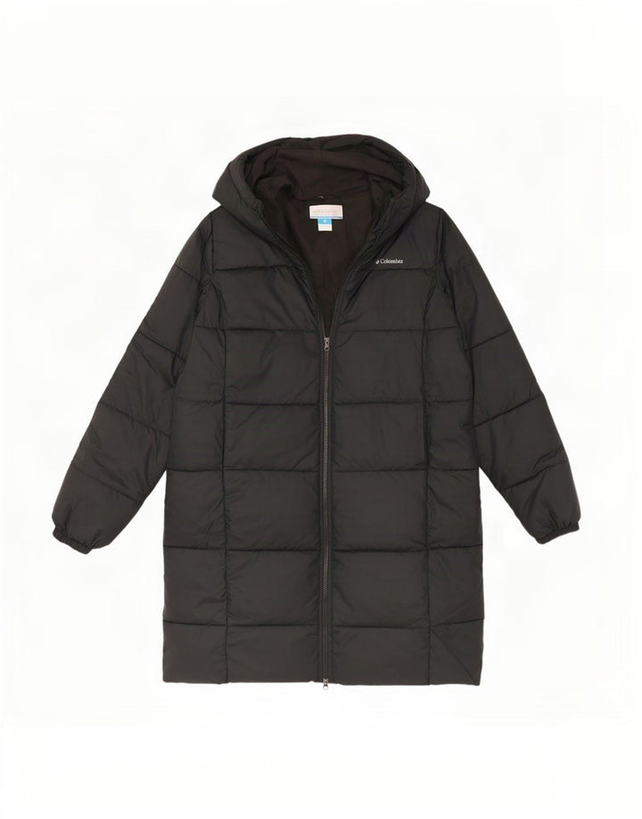 Columbia Manteau matelassé surdimensionné à capuche pour femme UK 16 Large Noir