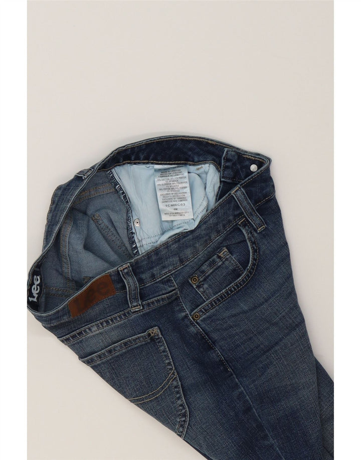 LEE Womens Regular Fit Mid Rise Capri Jeans US 6 Medium W30 L22 Blue Vintage Lee and Second-Hand Lee from Messina Hembry 