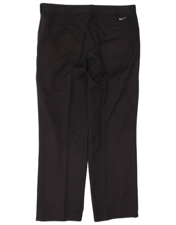 NIKE Pantalon chino droit Dri Fit pour homme W36 L32 Noir Polyester