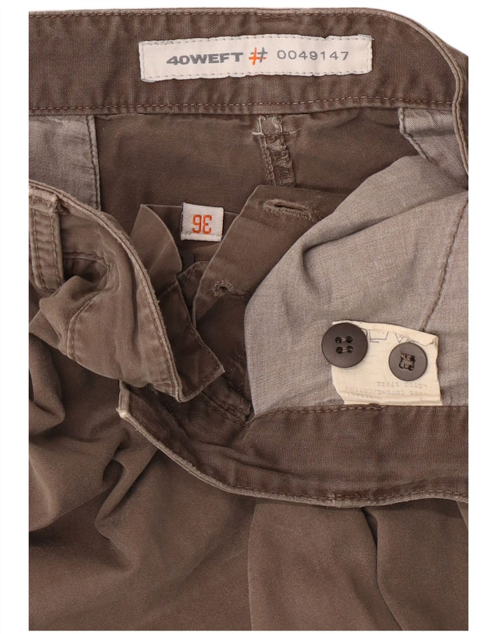 40Weft Short cargo pour homme W36 Grand coton gris
