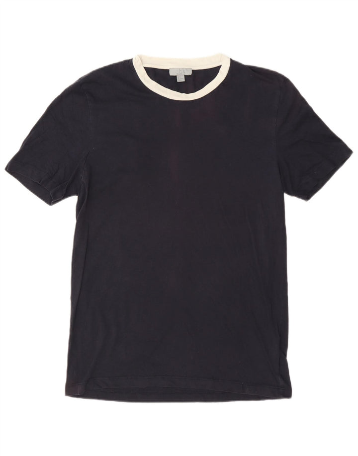 Cos T-Shirt Homme Top Bleu Marine Moyen Coton