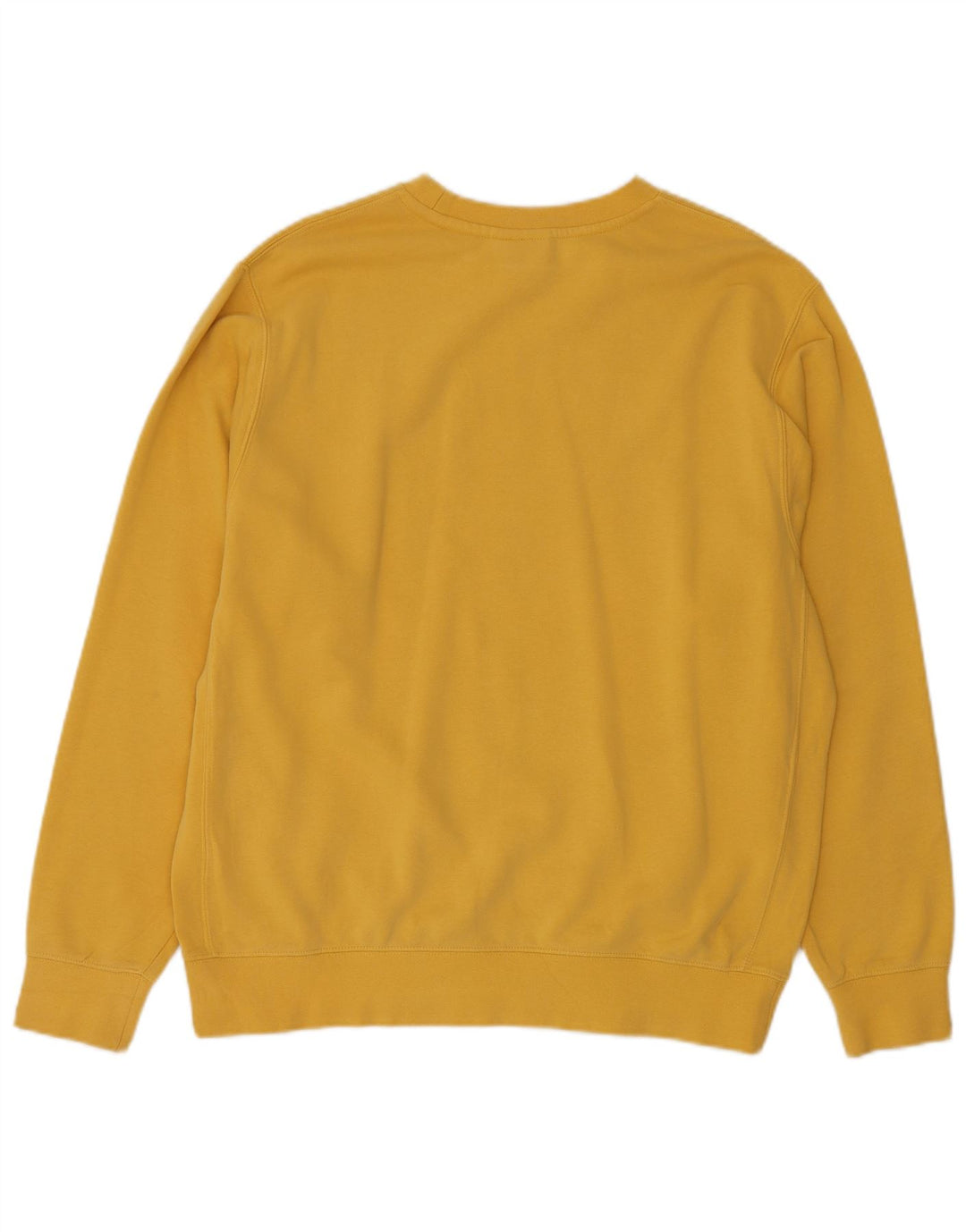 NIKE Sweat-shirt pour homme en coton jaune Large