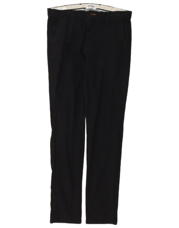 Jack & Jones Pantalon Chino Slim Homme W32 L34 Noir Coton