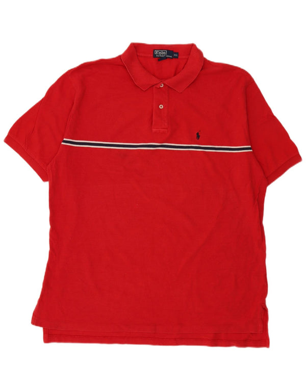 Polo Ralph Lauren Polo Homme 2XL Coton Rayé Rouge