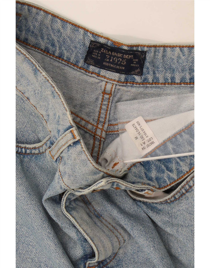 Zara Femme Jupe En Jean Moyen W28 Bleu