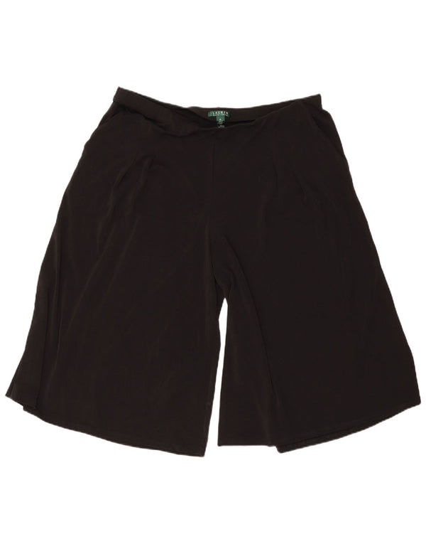 Ralph Lauren Short Cullotes Femme XL W40 Noir Polyester