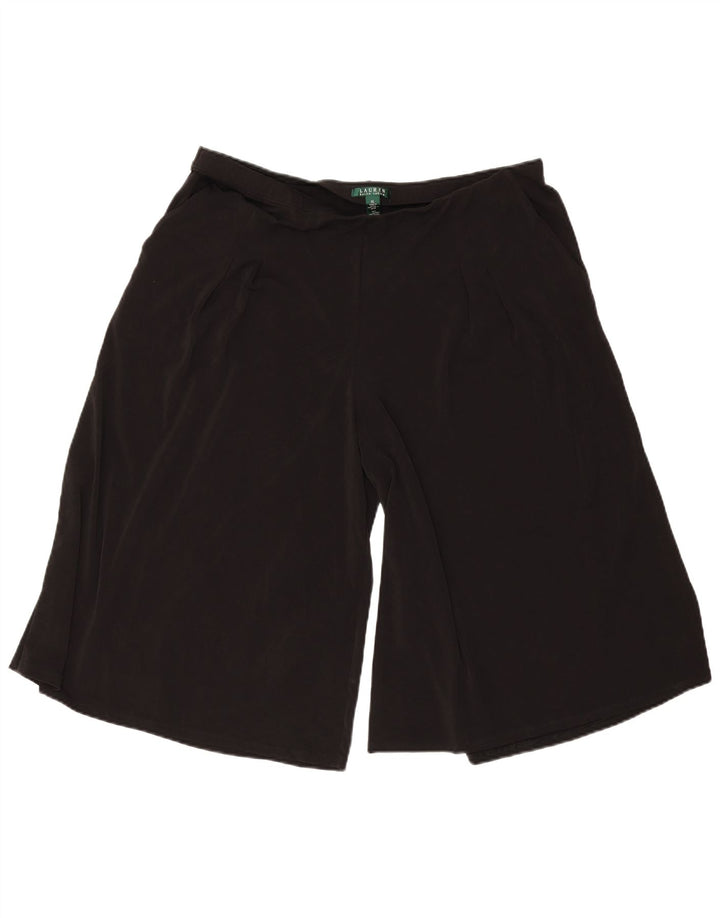 Ralph Lauren Short Cullotes Femme XL W40 Noir Polyester