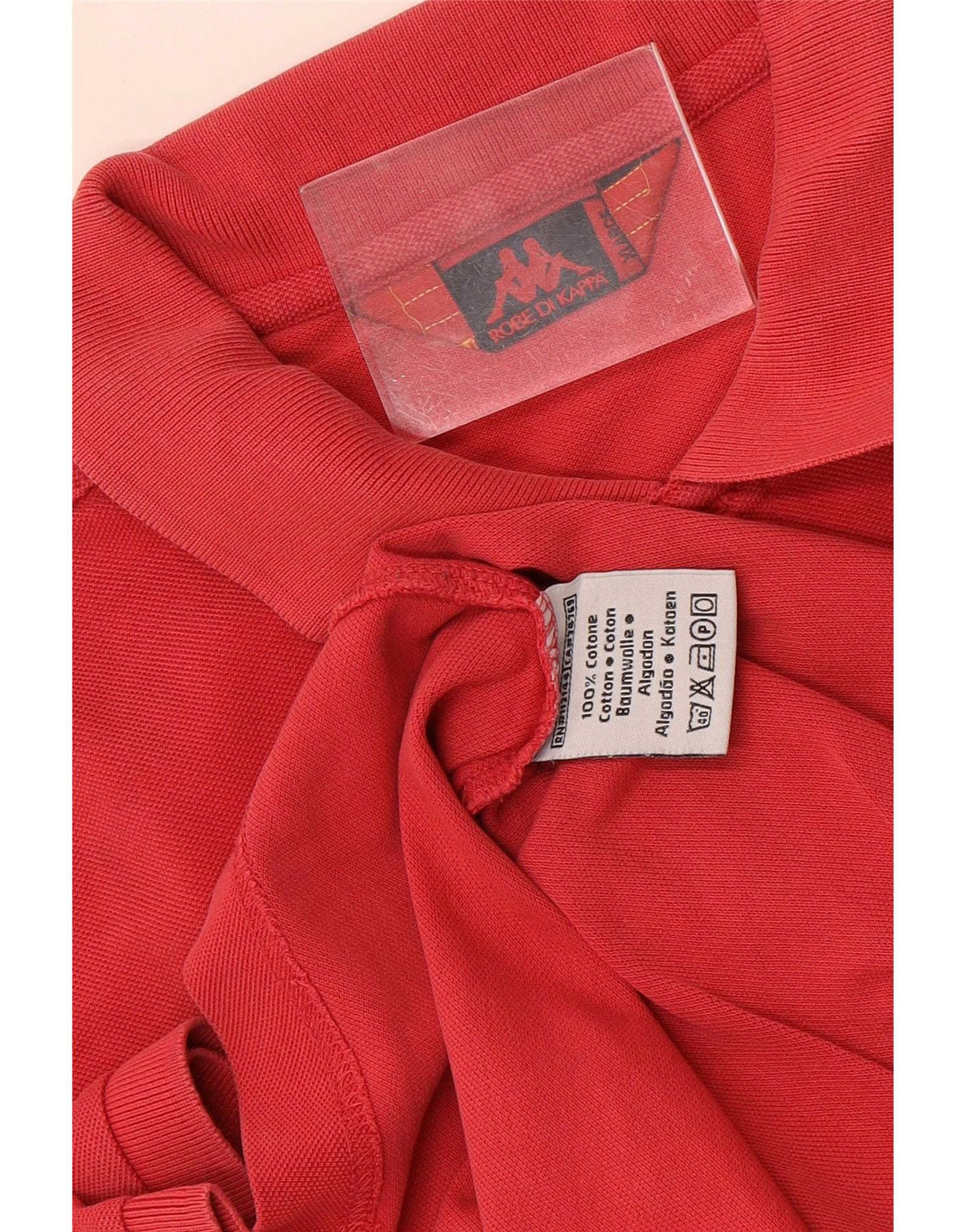 Kappa Polo Homme XL Rouge Coton