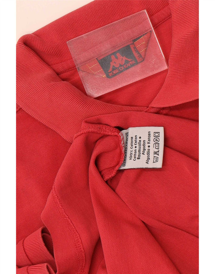Kappa Polo Homme XL Rouge Coton