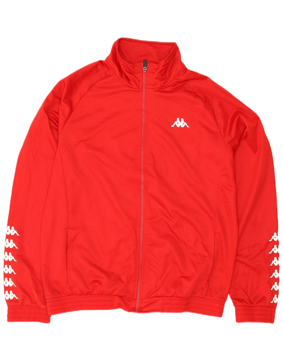 Kappa Veste de Survêtement Graphique Homme XL Rouge Polyester